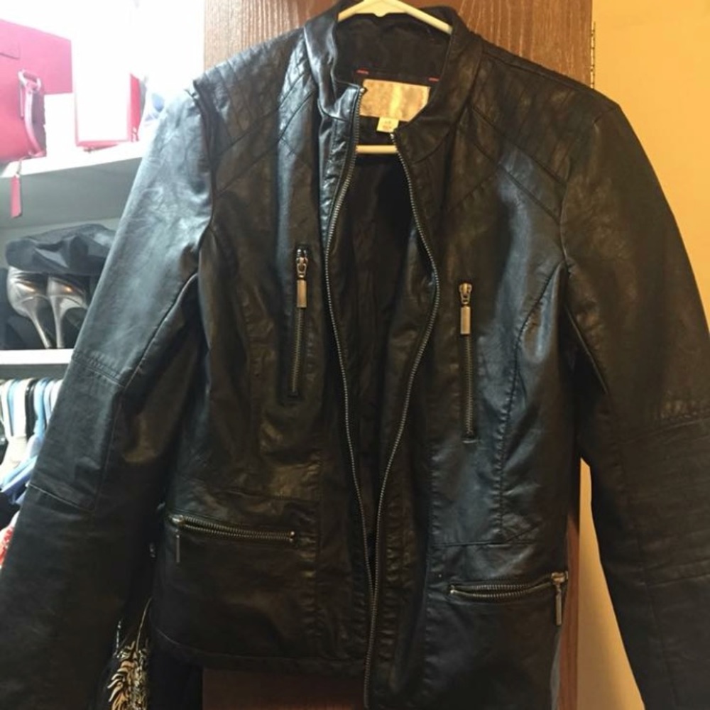 “Pleather” jacket. Size medium